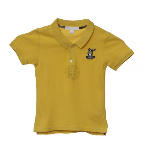 Burberry polo hot sale shirt kids yellow